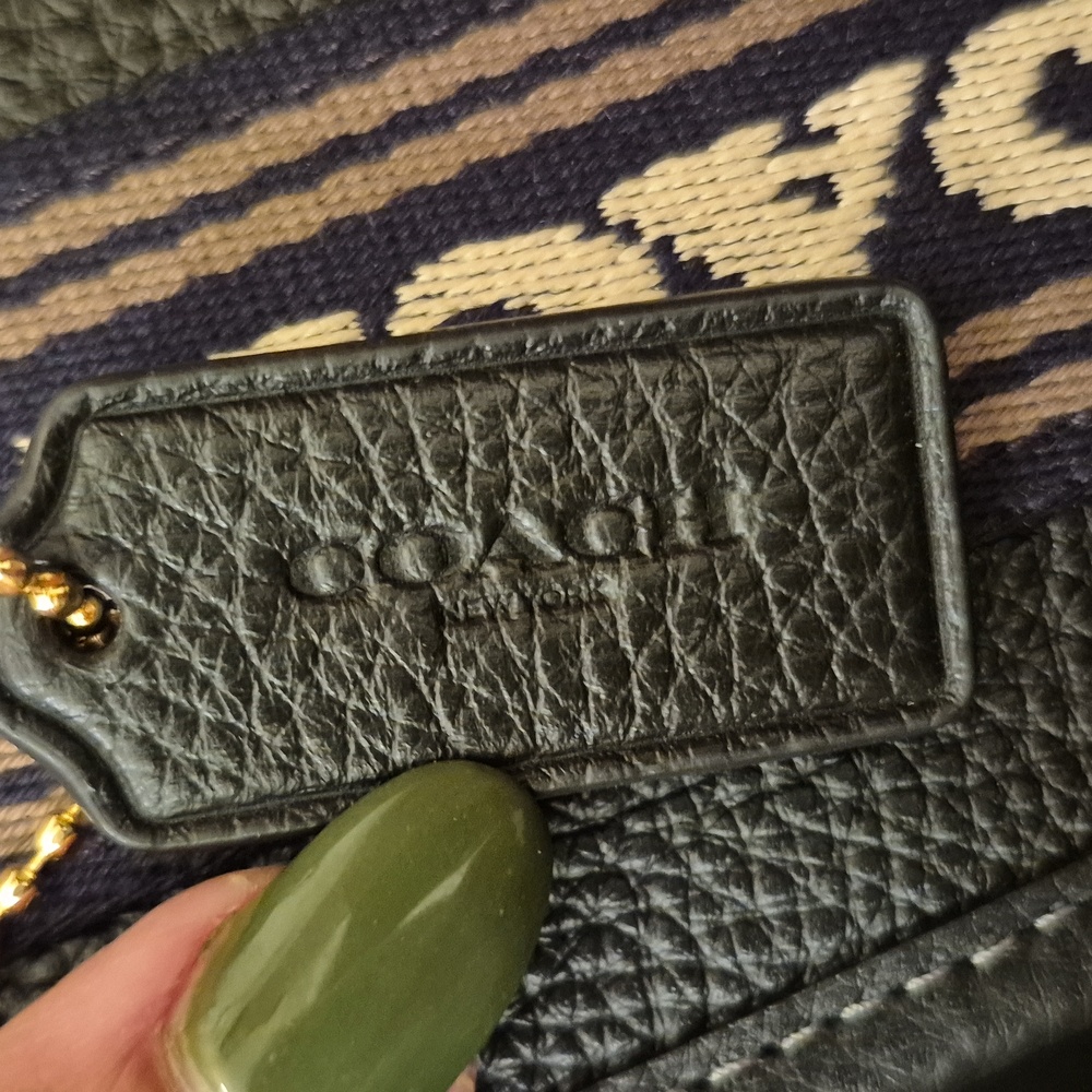 Coach Black Mini Bag with Gold Accents - Picture 7 of 7